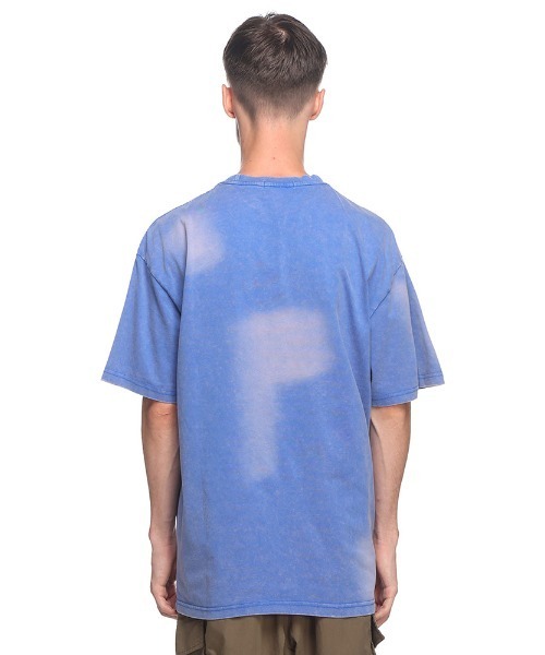 WOODENDOLL（ウッディンドール）の「【ワンサイズ展開】 WOODENDOLL オーバーサイズ ピグメント ロゴプリント Tシャツ（Tシャツ/カットソー・メンズ・ブラック/ブルー・L）」の7枚目の写真