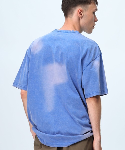 WOODENDOLL（ウッディンドール）の「【ワンサイズ展開】 WOODENDOLL オーバーサイズ ピグメント ロゴプリント Tシャツ（Tシャツ/カットソー・メンズ・ブラック/ブルー・L）」の11枚目の写真
