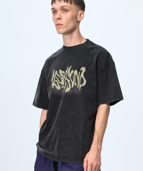 WOODENDOLL（ウッディンドール）の「【ワンサイズ展開】 WOODENDOLL オーバーサイズ ピグメント ロゴプリント Tシャツ（Tシャツ/カットソー・メンズ・ブラック/ブルー・L）」の17枚目の写真