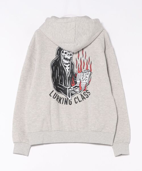 LURKING CLASS(ラーキングクラス)の「【ムラサキスポーツ限定】LURKING CLASS/ラーキングクラス プルオーバー/パーカー バックプリント ST24HUM02(パーカー・メンズ・ブラック/グレー・XL/L/M)」の17枚目の写真