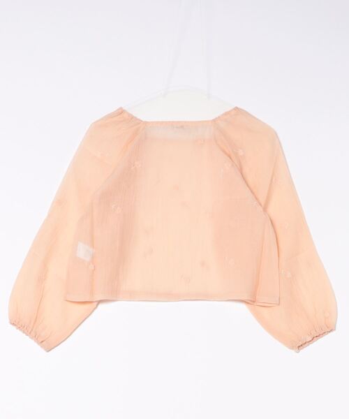 flower（フラワー）の「フラッフィーシアーブラウス（シャツ/ブラウス・レディース・ピンク/アイボリー・FREE）」の11枚目の写真