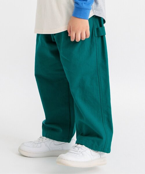 BREEZE(ブリーズ)の「ワイドペインターパンツ(その他パンツ・キッズ・オレンジ/その他10/グリーン・100/150/140/110/90/80/130/120)」の1枚目の写真