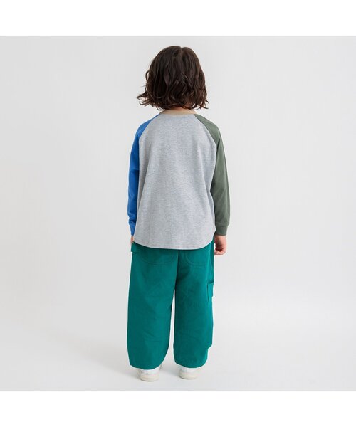 BREEZE(ブリーズ)の「ワイドペインターパンツ(その他パンツ・キッズ・オレンジ/その他10/グリーン・100/150/140/110/90/80/130/120)」の5枚目の写真