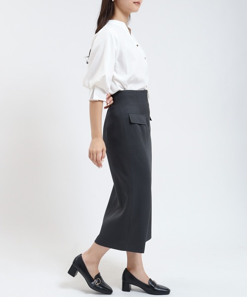 TRUDEA(トルディア)の「ボリュームスリーブスキッパーブラウス(シャツ/ブラウス・レディース・ラベンダー/ブルーグリーン/ブラウン/ホワイト・LARGE/MEDIUM)」の18枚目の写真