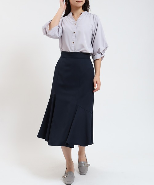 TRUDEA(トルディア)の「ボリュームスリーブスキッパーブラウス(シャツ/ブラウス・レディース・ラベンダー/ブルーグリーン/ブラウン/ホワイト・LARGE/MEDIUM)」の22枚目の写真