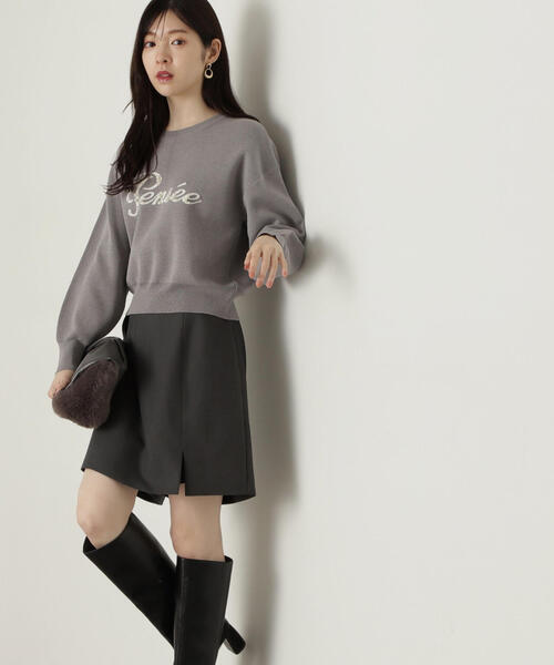 PROPORTION BODY DRESSING（プロポーションボディドレッシング）の「スカート風ショートパンツ / 1214230906（その他パンツ・レディース・ダークグレー/ブラック・X-SMALL/SMALL/MEDIUM）」の18枚目の写真