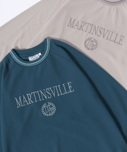 DISCUS（ディスカス）の「DISCUS/ディスカス オーバーサイズ アムンゼン リブライン ロゴワッペン刺繍 無地 フロント刺繍 バックプリント 長袖Tシャツ ロンT レディース メンズ（Tシャツ/カットソー・メンズ・グレイッシュベージュ/ブルーグリーン/ブルー系その他2/ダークグリーン/ブラック系その他/ホワイト/ホワイト系その他/ベージュ系その他/スミクロ/ネイビー/ブルー系その他/グリーン系その他・M/LL/L）」の11枚目の写真