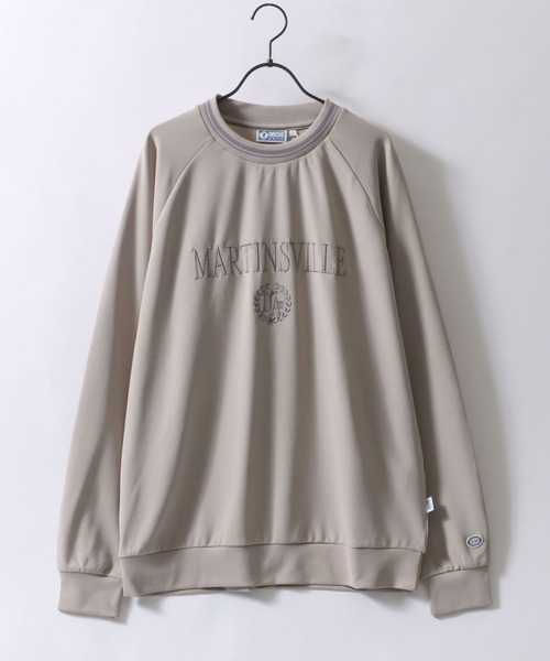 DISCUS（ディスカス）の「DISCUS/ディスカス オーバーサイズ アムンゼン リブライン ロゴワッペン刺繍 無地 フロント刺繍 バックプリント 長袖Tシャツ ロンT レディース メンズ（Tシャツ/カットソー・メンズ・グレイッシュベージュ/ブルーグリーン/ブルー系その他2/ダークグリーン/ブラック系その他/ホワイト/ホワイト系その他/ベージュ系その他/スミクロ/ネイビー/ブルー系その他/グリーン系その他・M/LL/L）」の19枚目の写真