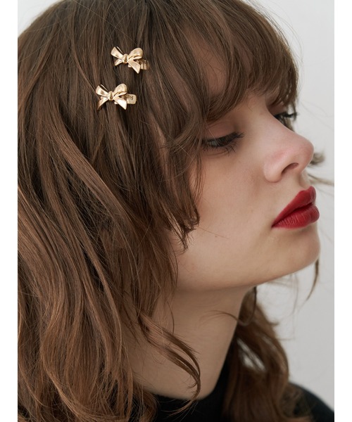 jouetie（ジュエティ）の「リボンクリップ（バレッタ/ヘアクリップ・レディース・シルバー/ゴールド・FREE）」の7枚目の写真
