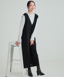 SHOO・LA・RUE | 深Vですっきり見え 後ろリボン ジャンドレ(ワンピース)