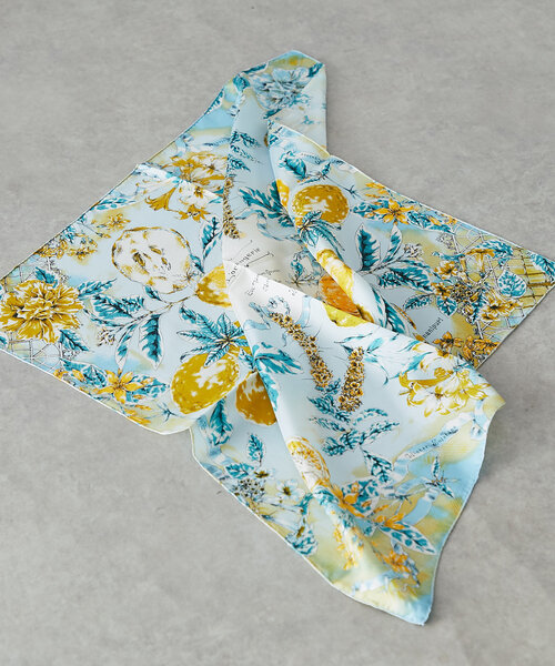 【セール】マニプリ/65オランジェリーガーデン（バンダナ/スカーフ）｜manipuri（マニプリ）