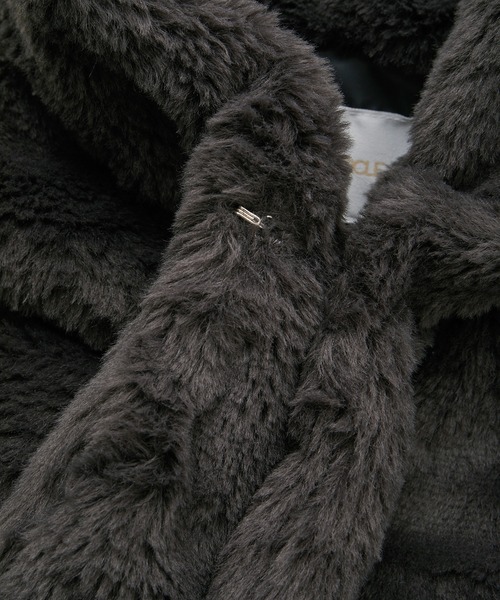 m*e様 ★未使用★frene購入 ダンボールニットファージャケット黒 ダンボールニットZIPパーカー(Mロゴ)/マリーンズオンライン