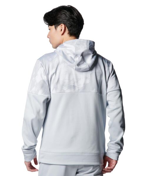 UNDER ARMOUR(アンダーアーマー)の「UAアーマーフリース ノベルティ フルジップ フーディー(トレーニング/メンズ)(スウェット・メンズ・グレー・3XL/S/M/L/XL/2XL)」の2枚目の写真