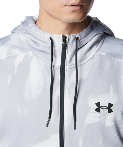 UNDER ARMOUR(アンダーアーマー)の「UAアーマーフリース ノベルティ フルジップ フーディー(トレーニング/メンズ)(スウェット・メンズ・グレー・3XL/S/M/L/XL/2XL)」の5枚目の写真
