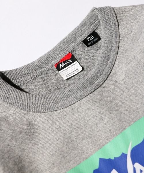 NANGA/ナンガ ECO HYBRID BOX LOGO KIDS SWEATエコハイブリットボックスロゴスウェットキッズ（スウェット）｜NANGA（ナンガ）