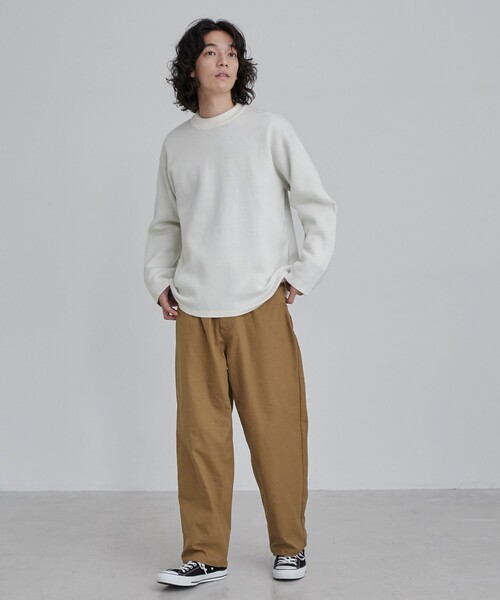 coen(コーエン)の「【嬉しい機能性付き】ヴィンテージライクワイドパンツ(その他パンツ・メンズ・ブラック/ブラウン/ネイビー・S/M/L/XL)」の15枚目の写真