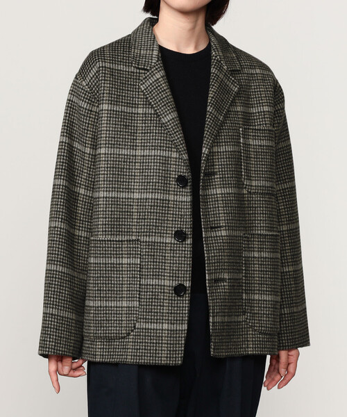 ルグラジック Le Glazik ウール ZIPジャケット[EE378]2 フード付