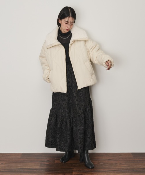 ラウンドヘムジャガードスカート（スカート）｜Shelly island