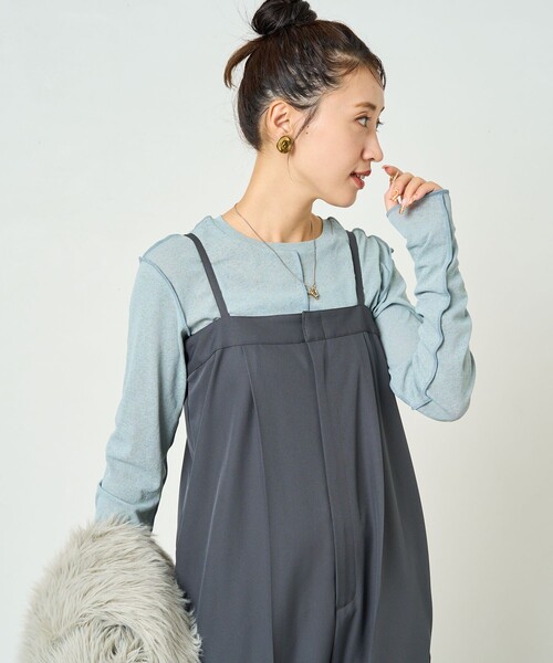 セール】限定展開 ベアトップ サロペット（サロペット