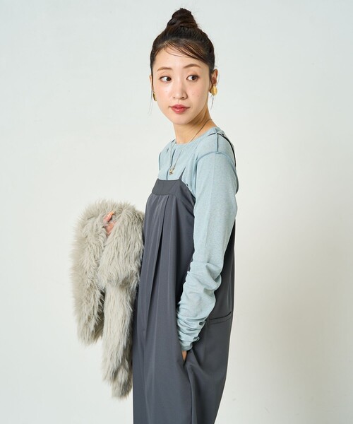 セール】限定展開 ベアトップ サロペット（サロペット