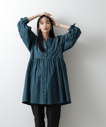 【ZOZO限定】前開きチュニックワンピース