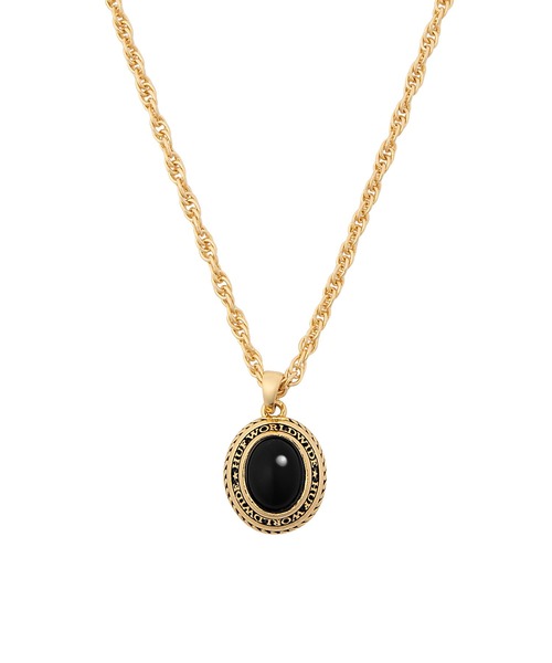 HUF(ハフ)の「OVAL STONE NECKLACE / HUF ハフ ネックレス(ネックレス・メンズ・シルバー/ゴールド・ONE SIZE)」の4枚目の写真