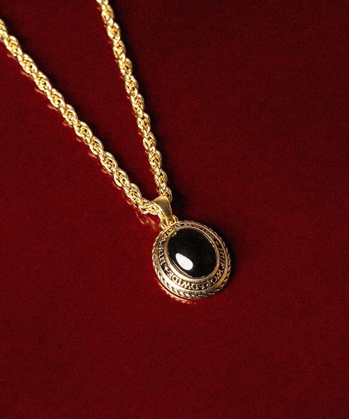 HUF(ハフ)の「OVAL STONE NECKLACE / HUF ハフ ネックレス(ネックレス・メンズ・シルバー/ゴールド・ONE SIZE)」の17枚目の写真