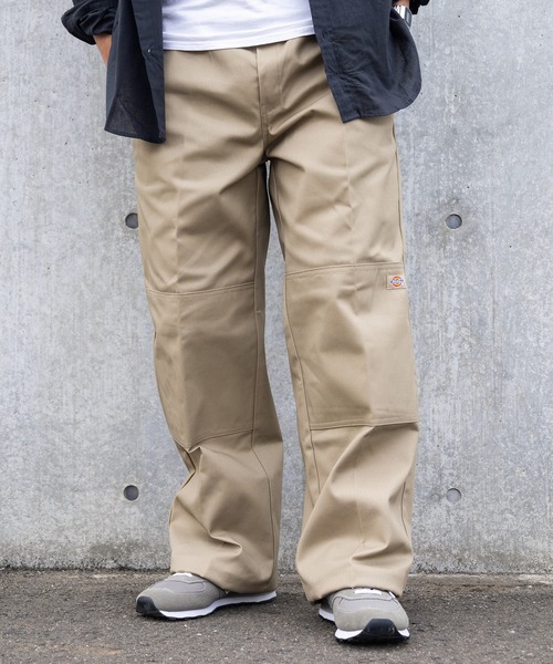 Dickies(ディッキーズ)の「【73】【Dickies/ディッキーズ】ダブルニー チノワークパンツ TCツイル アメカジ(チノパンツ・メンズ・ベージュ/ネイビー/オリーブ/ブラック/ダークブラウン/グリーン/チャコールグレー/グレー系/ブラウン系/ブラック系/カーキ系/ベージュ系・30inch/28inch/32inch/36inch/34inch)」の8枚目の写真