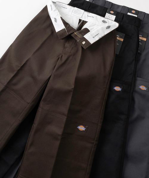 Dickies(ディッキーズ)の「【73】【Dickies/ディッキーズ】ダブルニー チノワークパンツ TCツイル アメカジ(チノパンツ・メンズ・ベージュ/ネイビー/オリーブ/ブラック/ダークブラウン/グリーン/チャコールグレー/グレー系/ブラウン系/ブラック系/カーキ系/ベージュ系・30inch/28inch/32inch/36inch/34inch)」の5枚目の写真