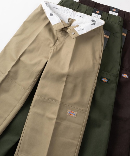 Dickies(ディッキーズ)の「【73】【Dickies/ディッキーズ】ダブルニー チノワークパンツ TCツイル アメカジ(チノパンツ・メンズ・ベージュ/ネイビー/オリーブ/ブラック/ダークブラウン/グリーン/チャコールグレー/グレー系/ブラウン系/ブラック系/カーキ系/ベージュ系・30inch/28inch/32inch/36inch/34inch)」の7枚目の写真