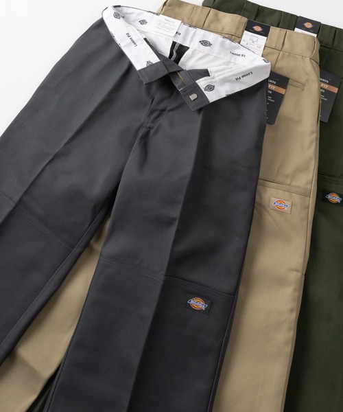 Dickies(ディッキーズ)の「【73】【Dickies/ディッキーズ】ダブルニー チノワークパンツ TCツイル アメカジ(チノパンツ・メンズ・ベージュ/ネイビー/オリーブ/ブラック/ダークブラウン/グリーン/チャコールグレー/グレー系/ブラウン系/ブラック系/カーキ系/ベージュ系・30inch/28inch/32inch/36inch/34inch)」の4枚目の写真