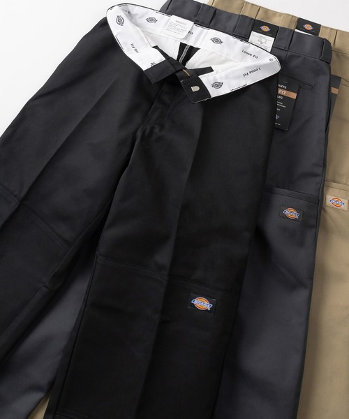 Dickies(ディッキーズ)の「【73】【Dickies/ディッキーズ】ダブルニー チノワークパンツ TCツイル アメカジ(チノパンツ・メンズ・ベージュ/ネイビー/オリーブ/ブラック/ダークブラウン/グリーン/チャコールグレー/グレー系/ブラウン系/ブラック系/カーキ系/ベージュ系・30inch/28inch/32inch/36inch/34inch)」の2枚目の写真