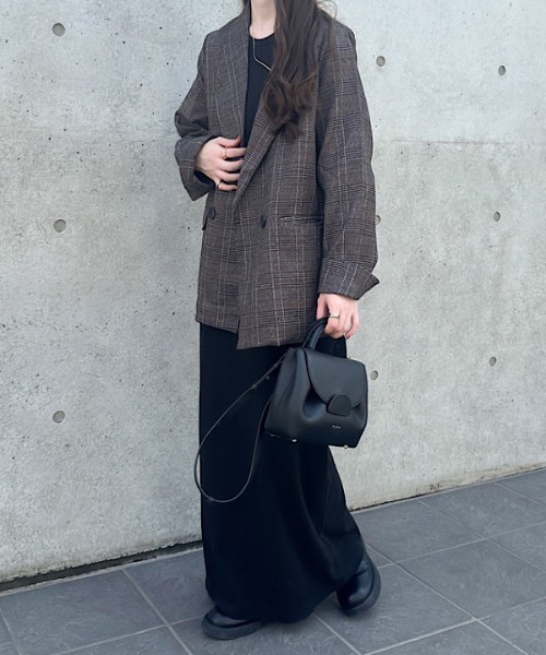 H.TOKYO × yumiko / チェックWテーラージャケット（テーラードジャケット）｜H.TOKYO（エイチトウキョウ）