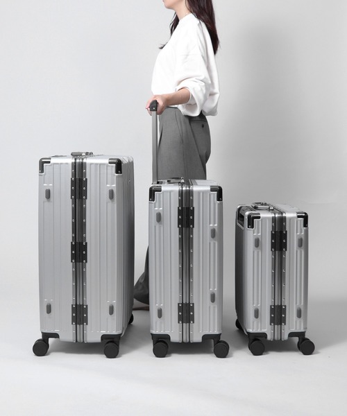 Lサイズ ホワイト キャリーケース ヒロミチナカノ hiromichi nakano ヒロミチナカノ スーツケース