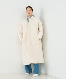 Yarmo | 【yarmo/ヤーモ】Quilting Lab Coat キルティングラボコート(ステンカラーコート)