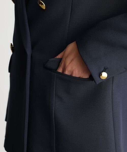 THE SHOP TK （ザ ショップ ティーケー ）の「【ONOFF活躍／セレモニー／通勤】CAVIAN Wブレストジャケット／洗える（テーラードジャケット・レディース・チャコールグレー/ネイビー・11/13/12）」の21枚目の写真
