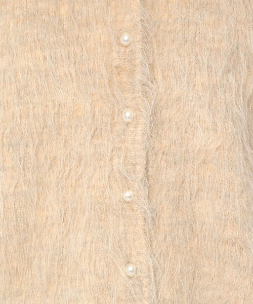 Elura（エルーラ）の「＜スタイリスト福田麻琴さんコラボ＞ドレスファーニットカーディガン/234495（カーディガン/ボレロ・レディース・チャコールグレー/ベージュ・FREE）」の17枚目の写真