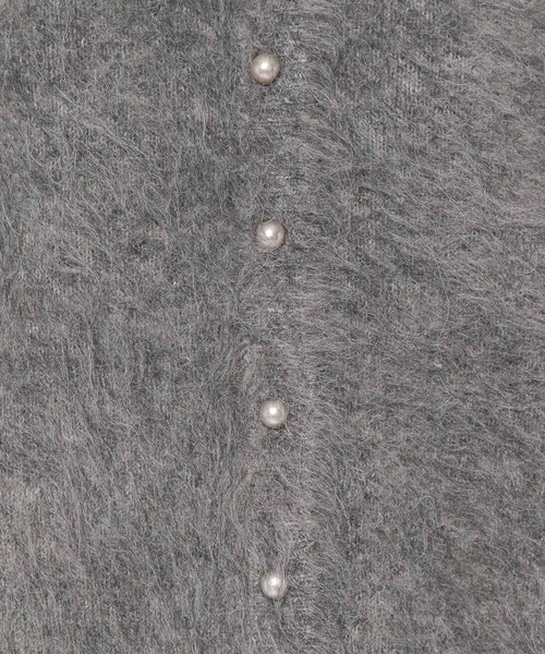 Elura（エルーラ）の「＜スタイリスト福田麻琴さんコラボ＞ドレスファーニットカーディガン/234495（カーディガン/ボレロ・レディース・チャコールグレー/ベージュ・FREE）」の18枚目の写真