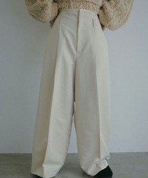 ハイウエストシャンタンワイドパンツ