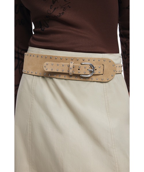 Desigual（デシグアル）の「ダブルレザーベルト（ベルト・レディース・ブラウン・L/M/S）」の3枚目の写真