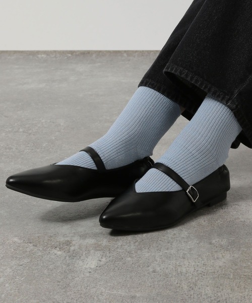 LAKOLE(ラコレ)の「【卒入式/オケージョンにも】ポインテッドギャザーストラップパンプス / 286522(パンプス・レディース・ブラック/シルバー・SMALL/MEDIUM/LARGE)」の3枚目の写真