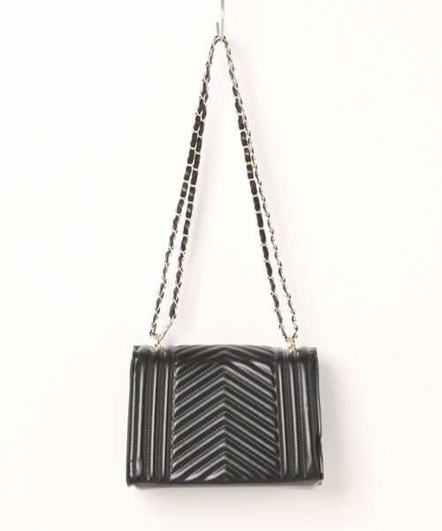 L LABEL（エルラベル）の「キルティングレターフラップショルダーバッグ（ショルダーバッグ・レディース・ベージュ/ホワイト/ブラウン/ブラック・FREE）」の11枚目の写真