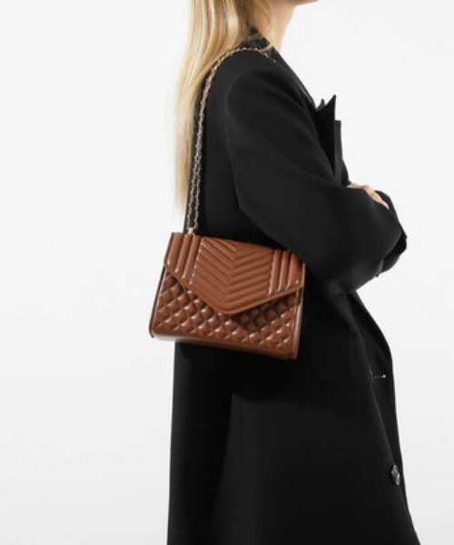 L LABEL（エルラベル）の「キルティングレターフラップショルダーバッグ（ショルダーバッグ・レディース・ベージュ/ホワイト/ブラウン/ブラック・FREE）」の19枚目の写真