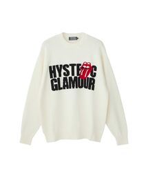 HYSTERIC GLAMOUR | THE ROLLING STONES/HYSTERIC LOGO&TONGUE編込 セーター(ニット/セーター)