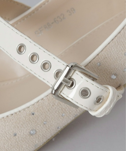 Olu.(オルドット)の「ラインストーンリボンパンプス(パンプス・レディース・ベージュ/ブラック・35/37/39)」の17枚目の写真