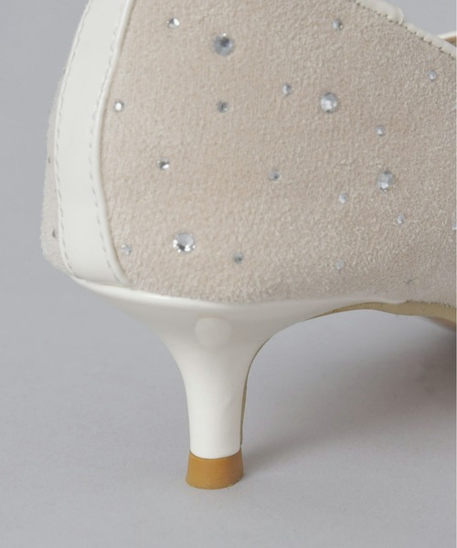 Olu.(オルドット)の「ラインストーンリボンパンプス(パンプス・レディース・ベージュ/ブラック・35/37/39)」の20枚目の写真