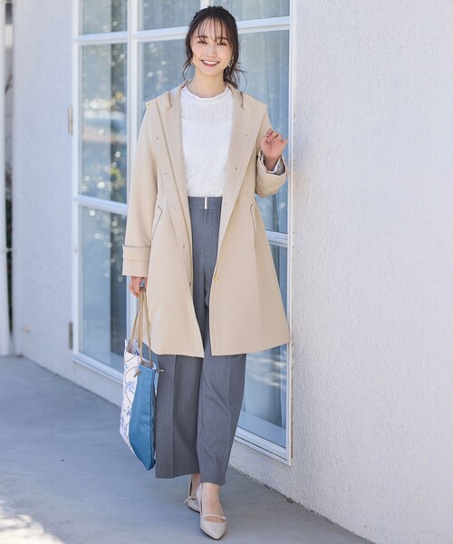 ANY SIS(エニィスィス)の「【洗える】ラッフルレース トップス(シャツ/ブラウス・レディース・グレー系/ホワイト系・2)」の7枚目の写真
