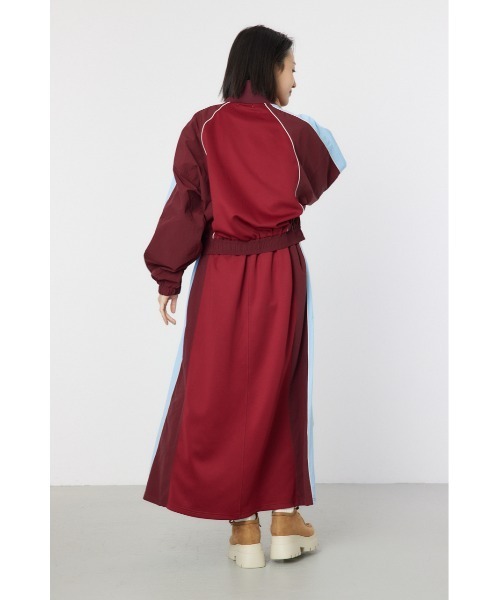 RODEO CROWNS WIDE BOWL（ロデオクラウンズワイドボウル）の「ナイロン×ジャージトラックジャケット（ナイロンジャケット・レディース・ベージュ系その他/レッド系その他/グリーン系その他/ブラック系その他・MEDIUM/LARGE）」の20枚目の写真