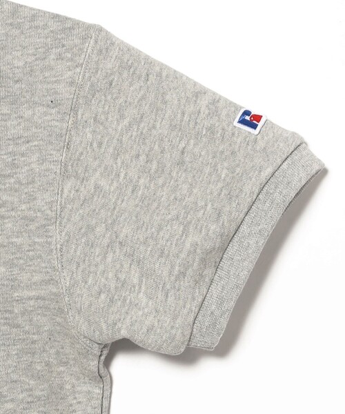 Russell Athletic（ラッセルアスレティック）の「【別注】RUSSELL ATHLETIC / ショートスリーブ スウェット 2025SS（110～140cm）（スウェット・キッズ・ライトグレー/ネイビー・120/140/130/110）」の9枚目の写真