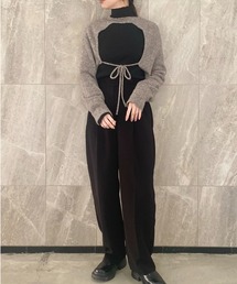 ニット セーター STUDIOTABLE/スタジオテーブル BOLERO CROPPED KNIT ２way ニット ボレロ ショート丈 セーター レ STUDIOTABLE ニット セーター STUDIOTABLE/スタジオテーブル